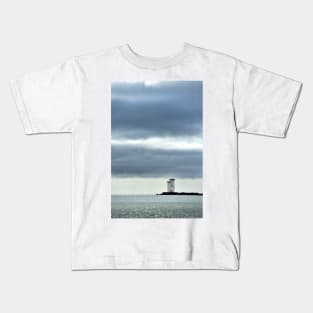 Carraig Fhada Lighthouse near Port Ellen - Islay, Scotland Kids T-Shirt